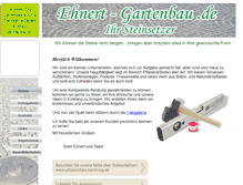 Tablet Screenshot of ehnert-gartenbau.de